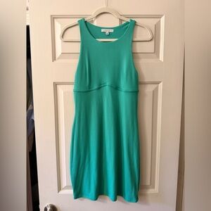 Gaze Green Sleeveless Mini Dress